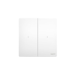Legrand 281065 MW Mallia Senses 二位20A雙極開關帶LED燈 (陶瓷白)