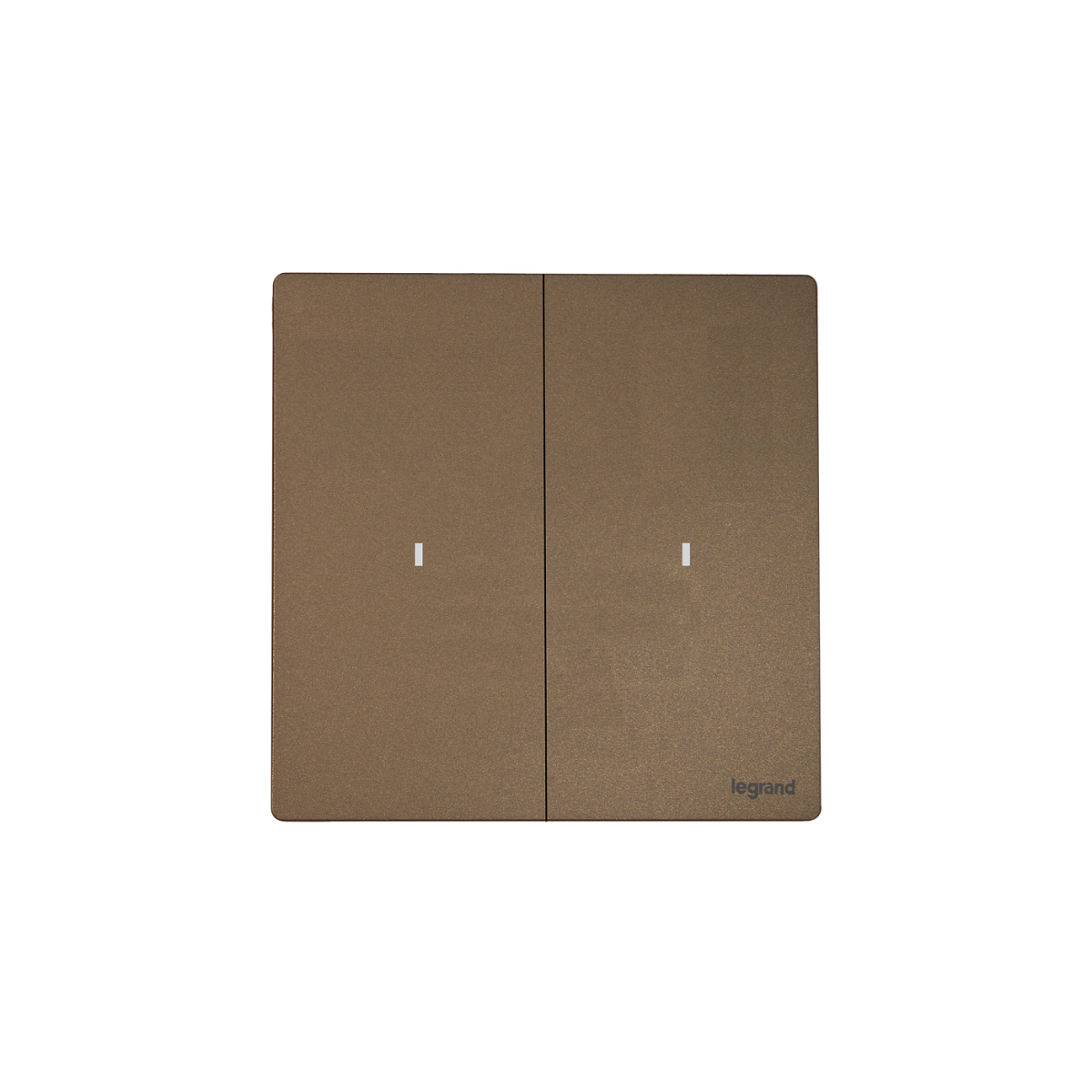 Legrand 281065 DB Mallia Senses 二位20A雙極開關帶LED燈 (深古銅)