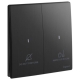 Legrand 281046 BB Mallia Senses 二位按手 請勿打擾房間整理開關 (幻影黑)