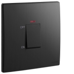 Legrand 281070 BB Mallia Senses 一位45A雙極開關帶LED燈 (幻影黑)