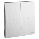 Legrand 281065 BA Mallia Senses 二位20A雙極開關帶LED燈 (拉絲鋁)