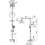 TOTO TX493SRS 淋浴龍頭連手持花灑套裝