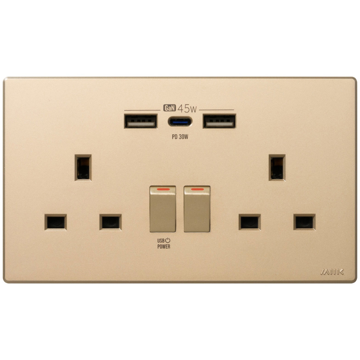 M2K PD230G-GG GaN 45W Type-C/USB 電制 (Gan45W孖蘇)