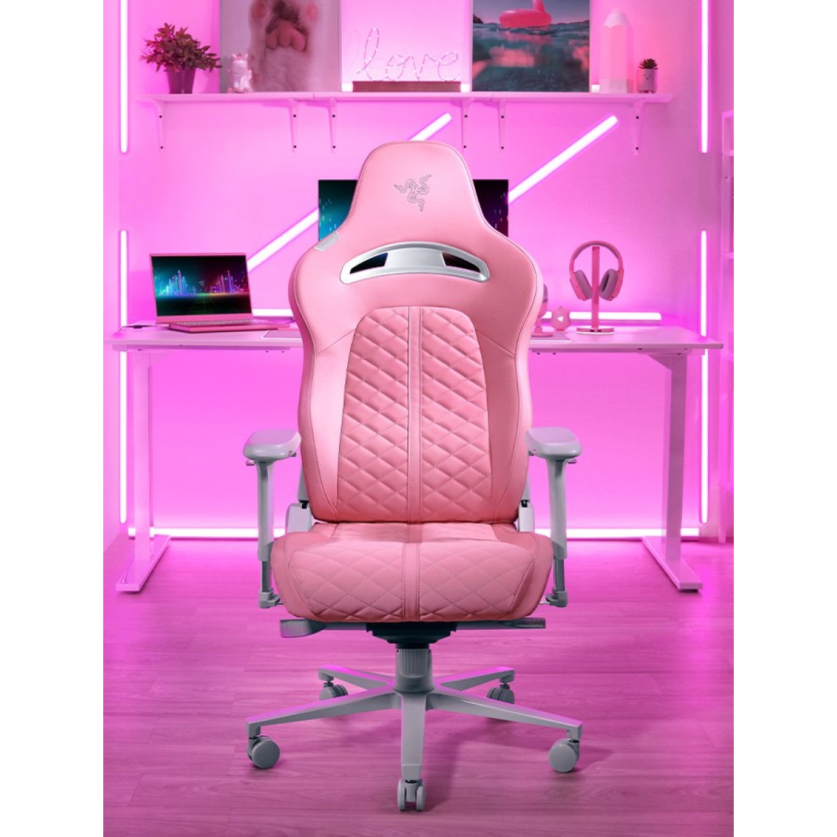Razer 雷蛇 RZ38-03720200-R3U1 Enki 電競椅 (粉紅色)