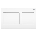 Viega 藏牆式水箱系統貼牆式座廁專用組合 - Visign for Style 21 沖水面板 (白色) + Prevista Pure 超薄藏牆式水箱系統 (86111WT+8503)