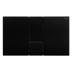 Viega 藏牆式水箱系統貼牆式座廁專用組合 - Visign for Style 24 沖水面板 (鋼琴黑) + Prevista 藏牆式水箱系統 (86141BK+8502)