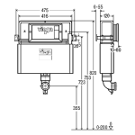Viega 藏牆式水箱系統貼牆式座廁專用組合 - Visign for Style 21 沖水面板 (白色) + Prevista 藏牆式水箱系統 (86111WT+8504)