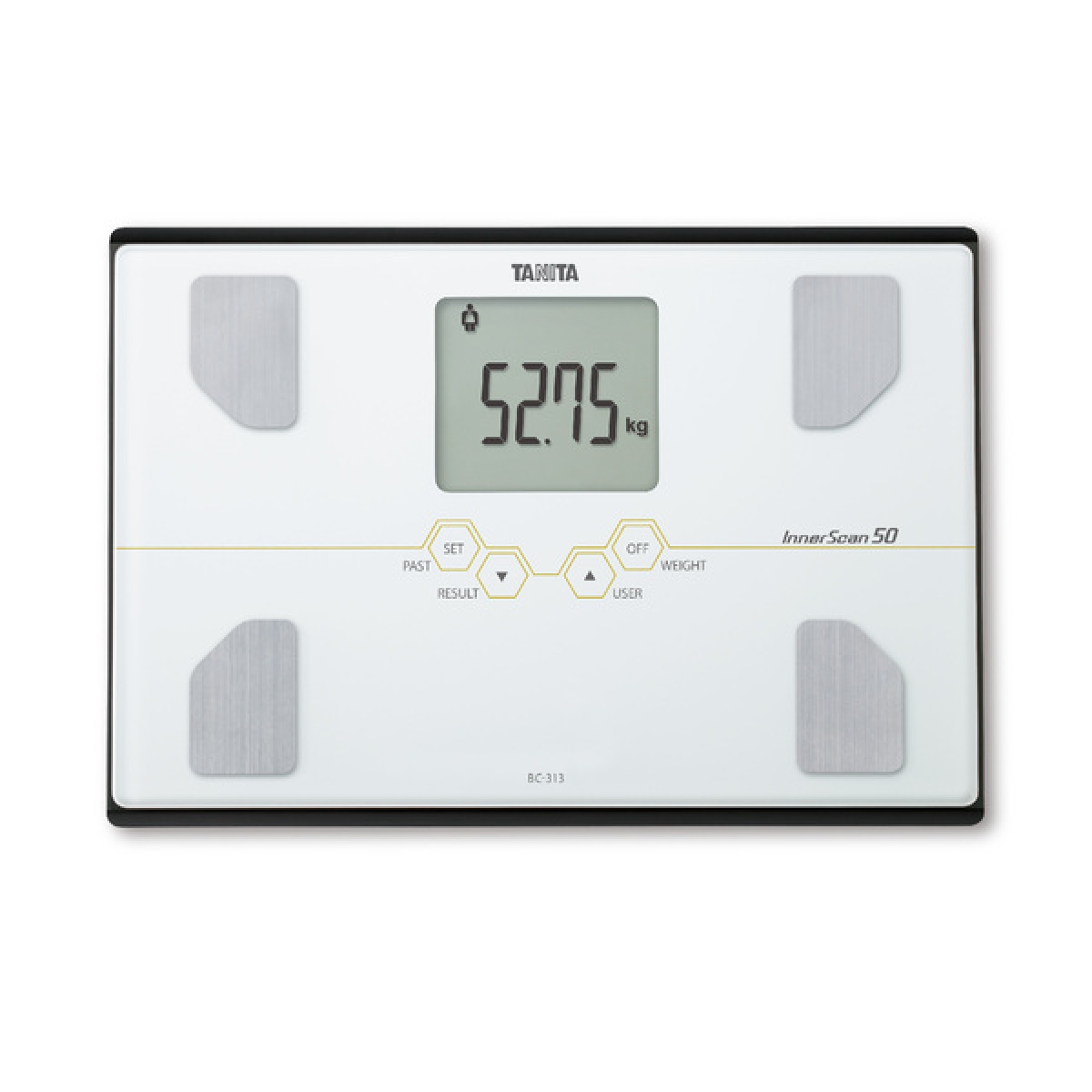 Tanita BC-313 型格十合一玻璃體組成磅 (50克顯示單位) (白色)