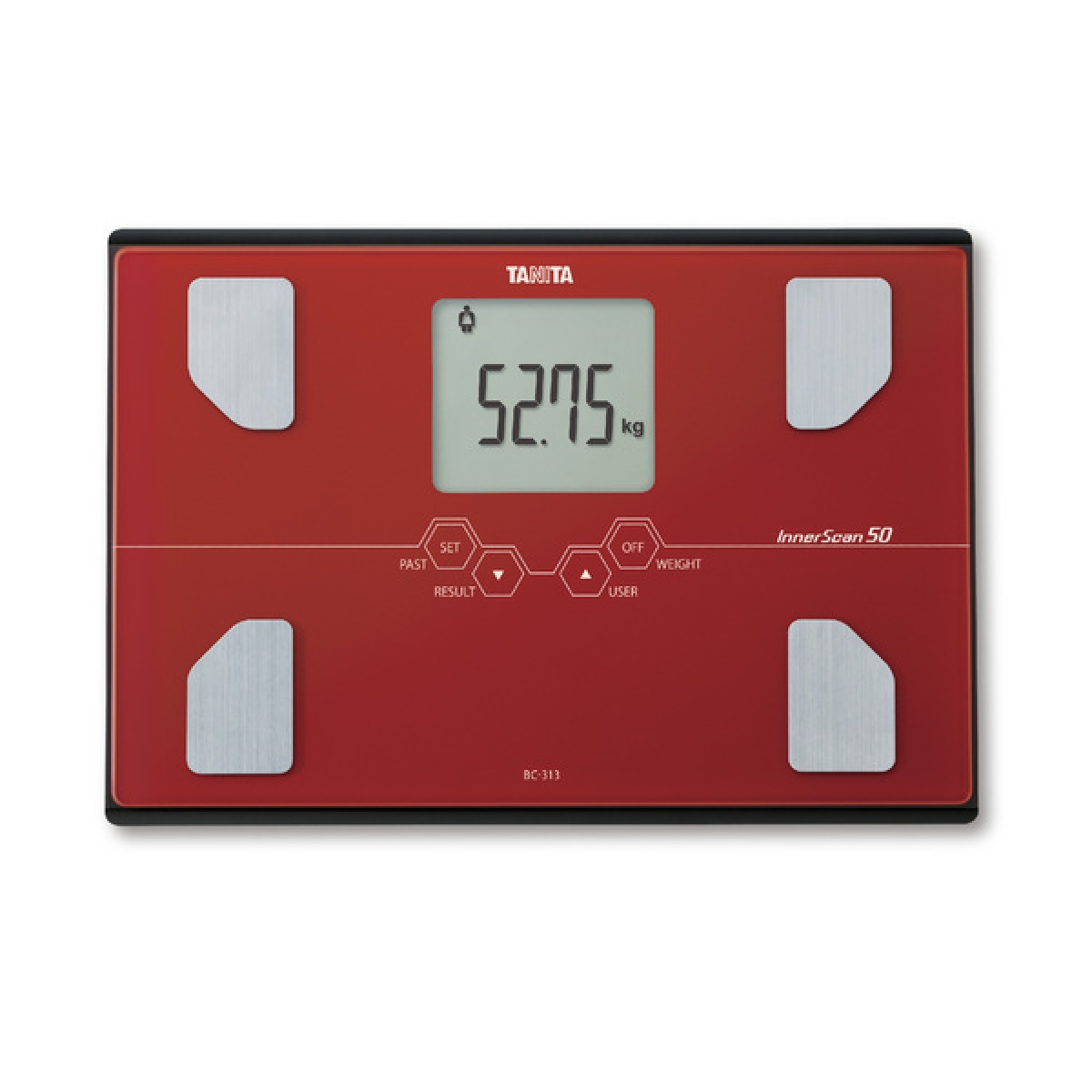 Tanita BC-313 型格十合一玻璃體組成磅 (50克顯示單位) (紅色)