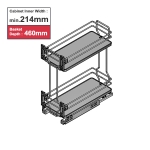 Inoxa 4102W/25-45 負重25kg 地櫃拉籃