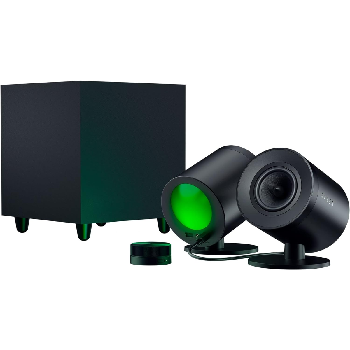 Razer 雷蛇 RZ05-04740100-R3G1 Nommo V2 Pro 全音域 2.1 電腦遊戲喇叭與無線重低音揚聲器