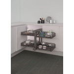 Inoxa 839BE/45 承重40公斤 小型角落拉籃