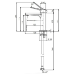 Franke SL12 Slash 面盆水龍頭