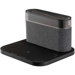 Amoovars ALVA-GRAND Cyber PLAY 五合一 無線充電藍牙音箱 小夜燈 數顯時鐘 七彩燈光 (黑色)