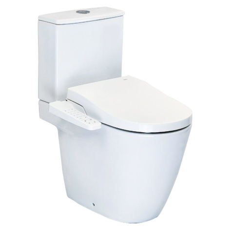 Roca 804025005+341681+342687 ONA Rimless 自由咀分體座廁配電子廁板 (尊尚型) 套裝 (不包含風琴喉)