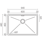 Innova INV 644420 不鏽鋼昇盤 (600x400)
