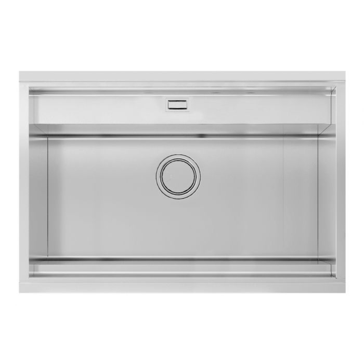 Apell RE791KITW Regola 不鏽鋼昇盤+高度可調式水槽龍頭+白色玻璃罩+木質砧板