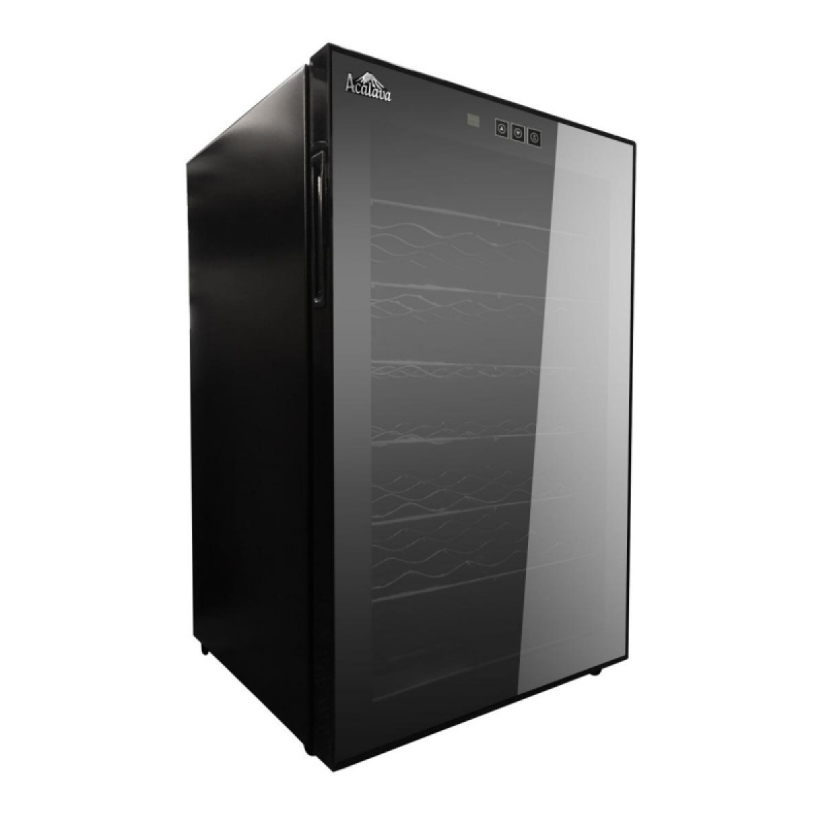 Acalava ALWC-28T65SFW 28瓶 雙核制冷不銹鋼架半透恆溫半導體電子節能制冷紅酒櫃