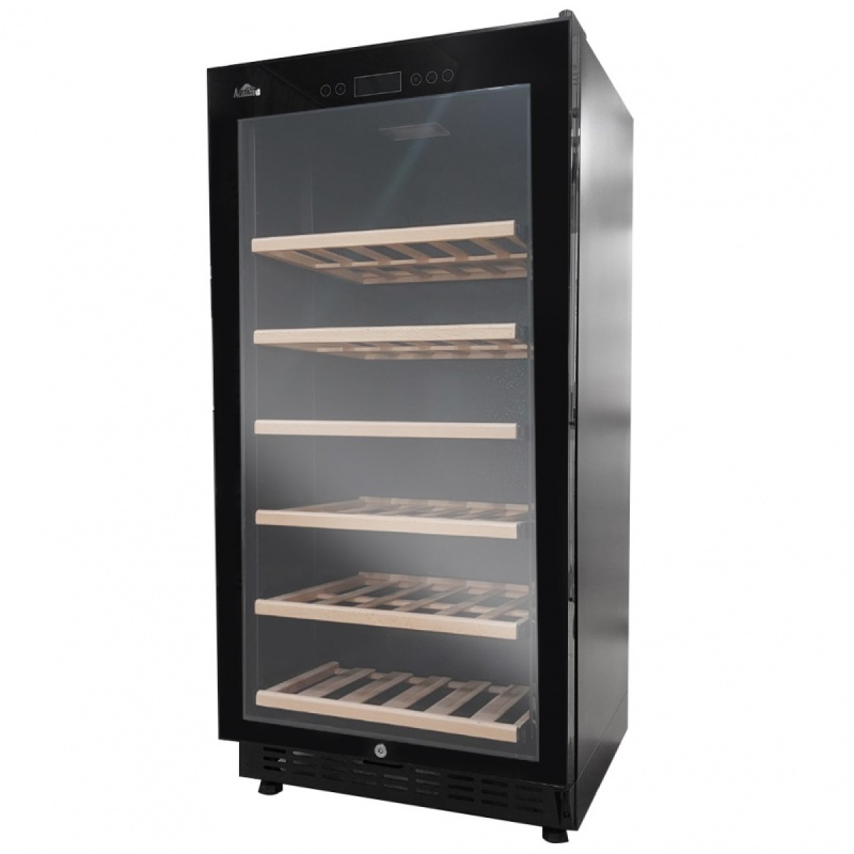 Acalava ALWC-70PW 70瓶 櫸木架特凍恆溫 溫壓縮直冷觸摸屏LCD顯示雙層中空透明玻璃門酒櫃