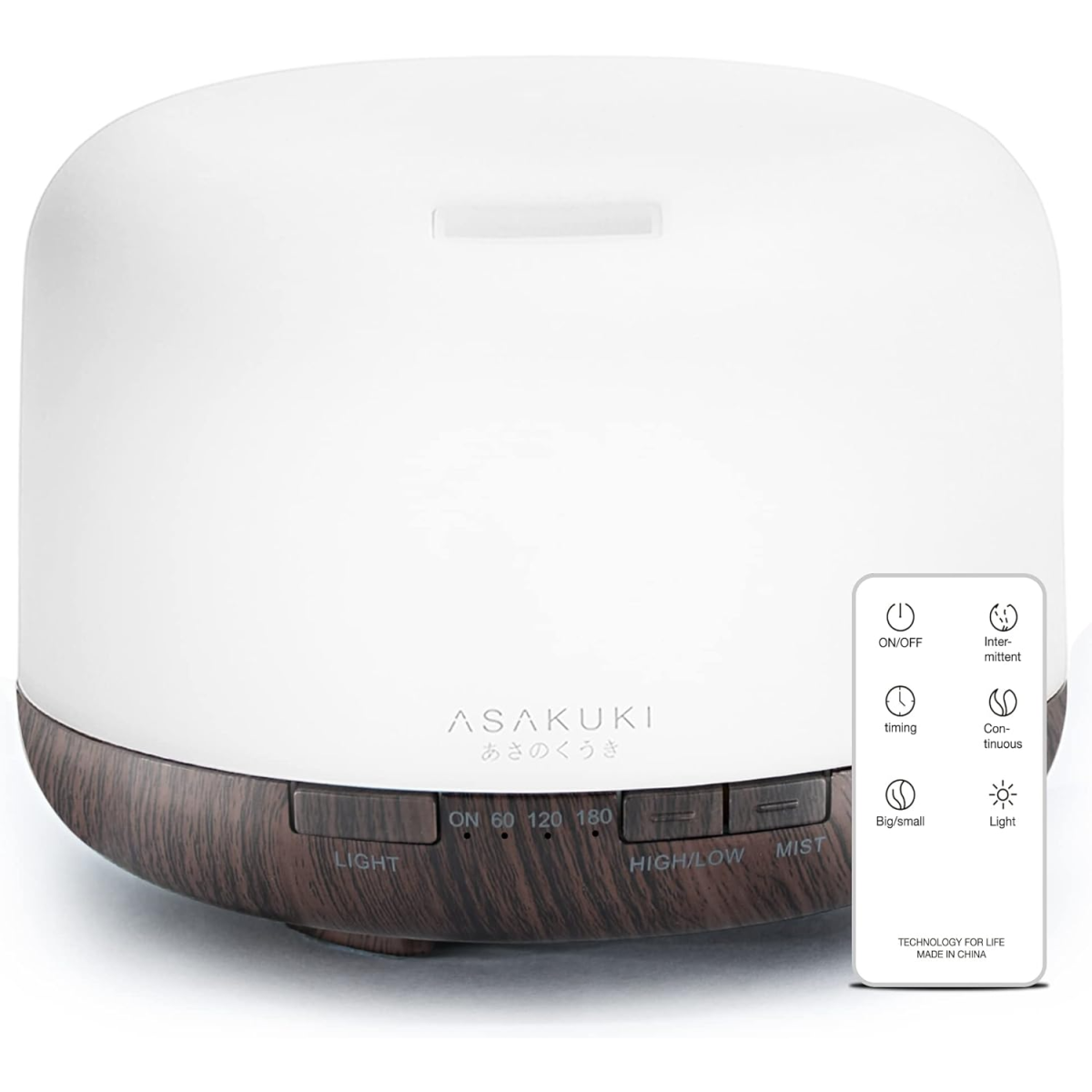 Asakuki AAD1MB05BB1HK00 精油香薰器 (石墨灰)
