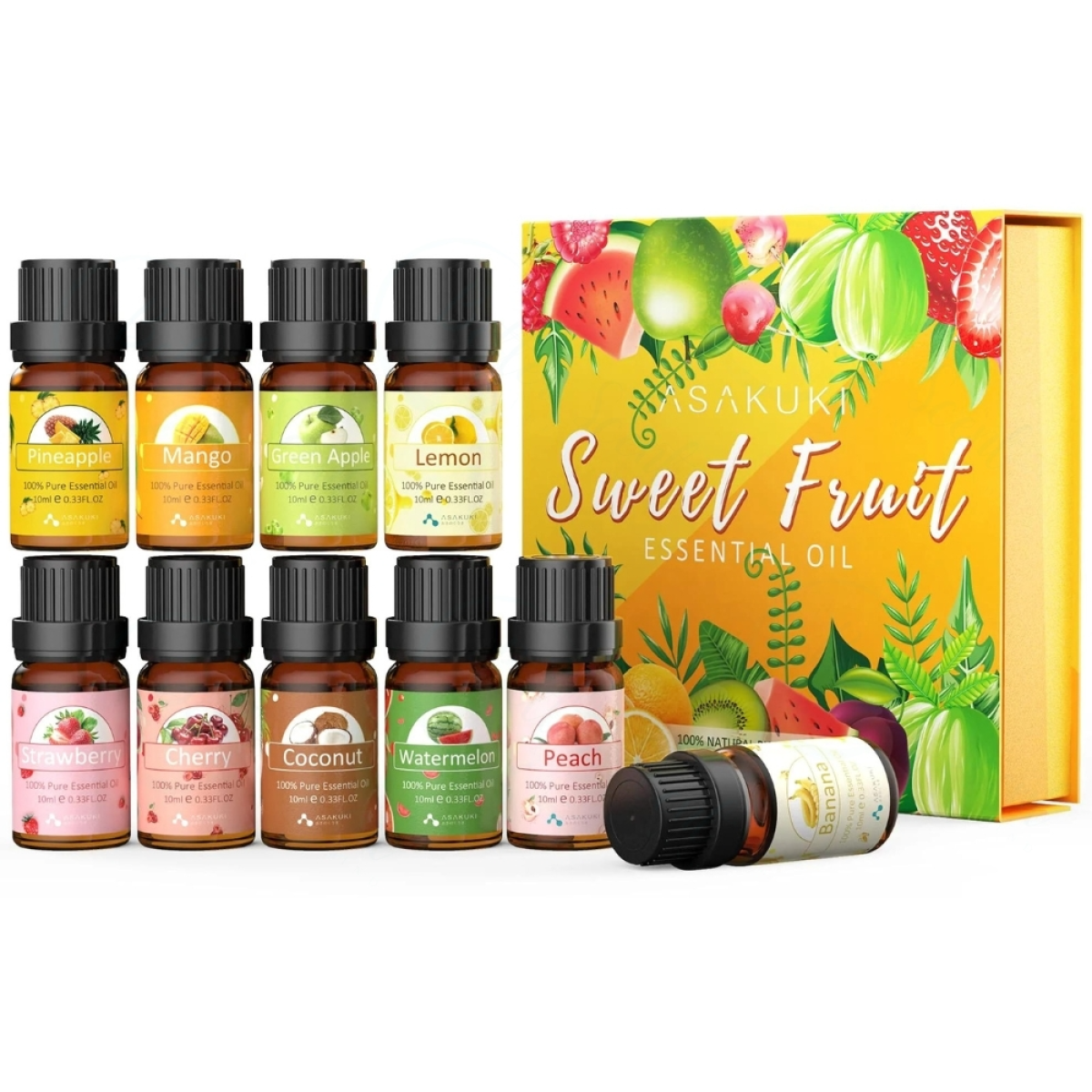 Asakuki AT3O10D0106HK00 10合1 熱帶果香系香薰精油