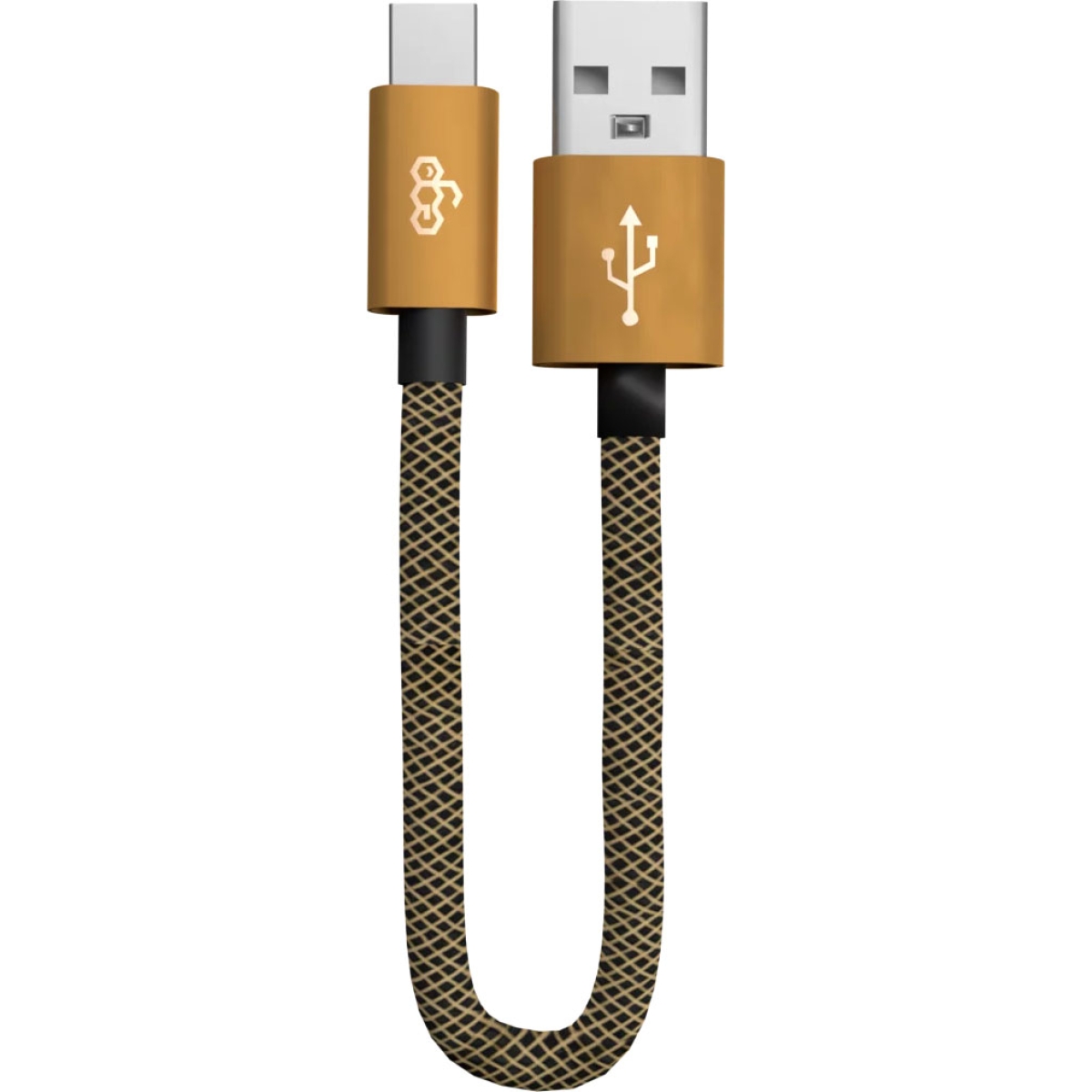 EGO USB-A to Type-C 充電線 (金色) (30cm)