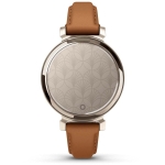 Garmin 010-02839-60 Lily 2 經典款 智慧腕錶 (春日麥穗-皮革版)