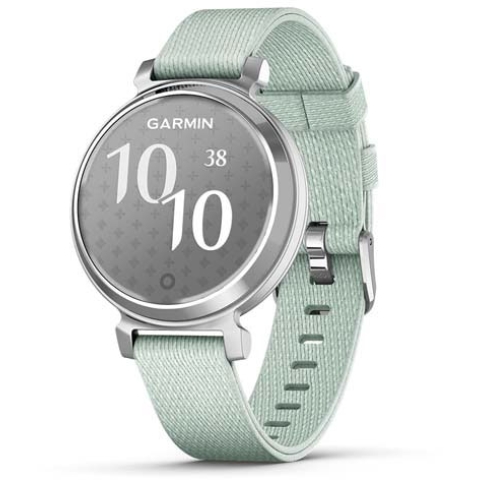 Garmin 010-02839-63 Lily 2 經典款 智慧腕錶 (鼠尾草灰-編織版)