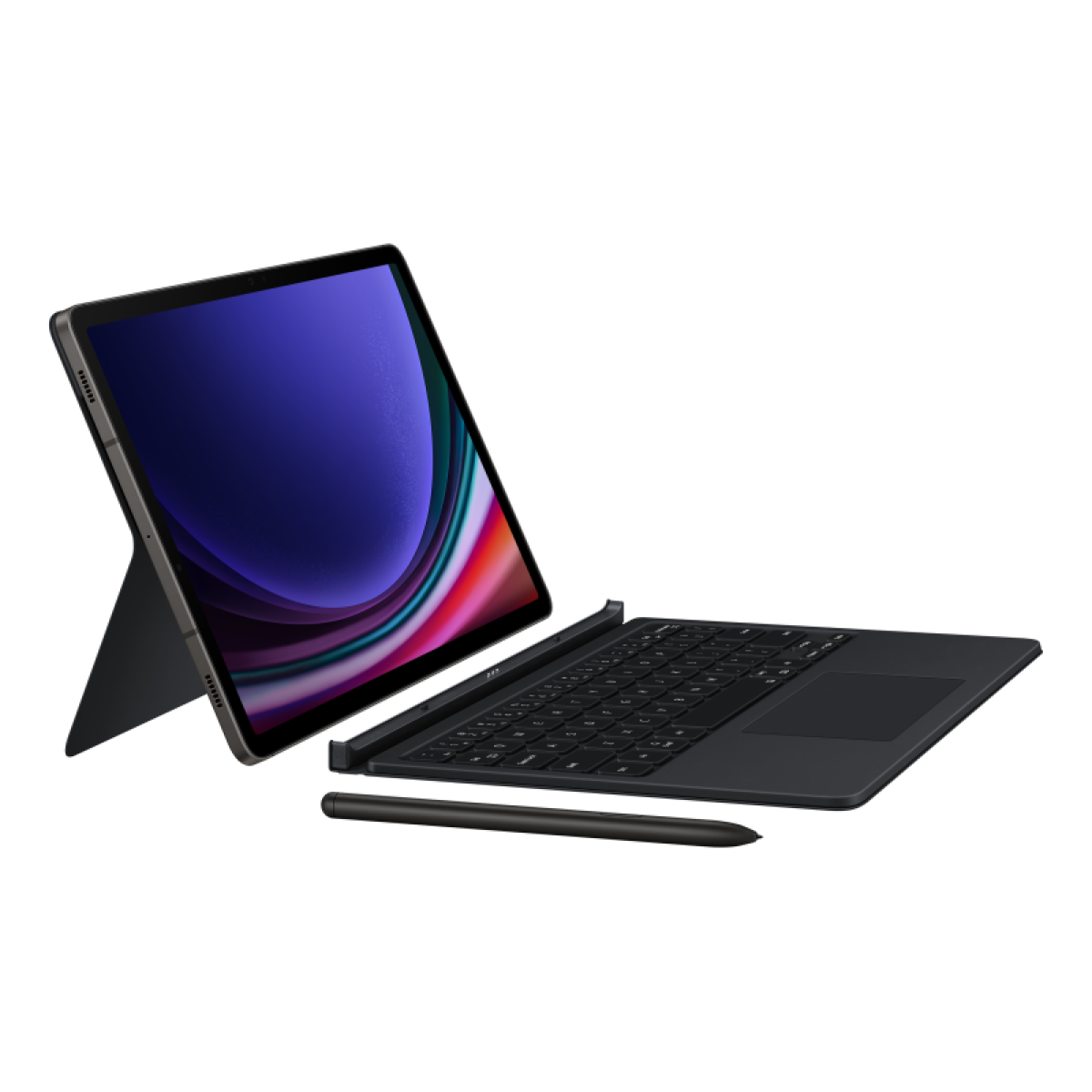 Samsung 三星 EF-DX815UBEGWW Tab S9+ 書本式鍵盤皮套 (黑色)