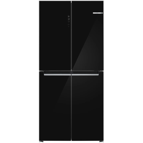 Bosch KMC85LBEA 550公升 Series 4 法式無霜纖薄十字門雪櫃 (黑鑽玻璃) (包拆箱埋位)