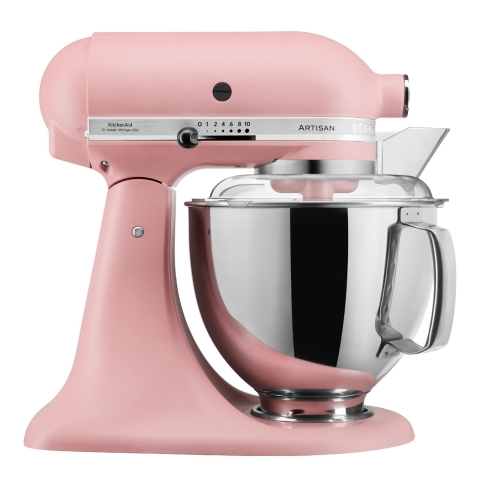 KitchenAid 5KSM175PSBDR 4.8公升 Artisan 抬頭式廚師機 (雙碗 & 雙攪拌槳) (霧玫瑰)