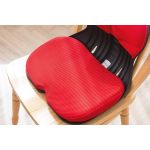 Hi hip 坐姿矯正椅背坐墊 (加大升級版) (紅色)