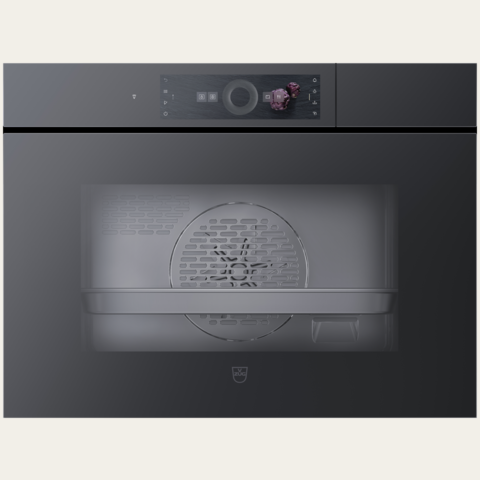 V-Zug CSM6T-23047 CombiSteamer V6000 45M 60厘米 41公升 自動門 嵌入式微波蒸焗爐 (黑色鏡面玻璃)