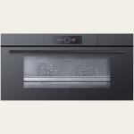 V-Zug CS6T-23034 CombiSteamer V6000 Grand 90厘米 68公升 嵌入式蒸焗爐 (黑色鏡面玻璃)