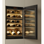 V-Zug WC4T-51102-LH 38瓶 WineCooler V4000 90 嵌入式雙溫區紅酒櫃 (黑鏡面玻璃) (左門鉸)