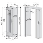 V-Zug WC6T-51097-LH 72瓶 WineCooler V6000 Supreme 雙溫區紅酒櫃 (左門鉸) (需要客製化門板)