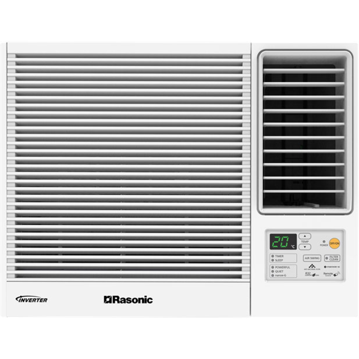 Rasonic 樂信 RC-HZ70A 3/4匹 Inverter Ultra 變頻冷暖 窗口式冷氣機 (附無線遙控器) Rasonic 樂信 RC-HZ70A 3/4匹 Inverter Ultra 變頻冷暖 窗口式冷氣機 (附無線遙控器)