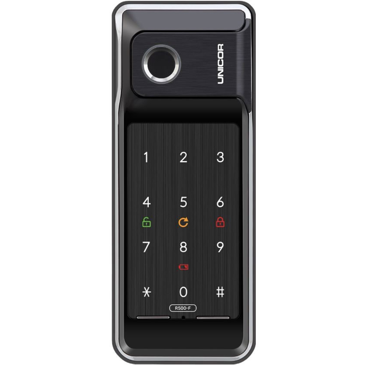 Unicor UNC-R500FBK 指紋電子門附加電子門鎖 (黑色)