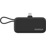 Momax IP130D 5000mAh 1-Power Mini 内置可折叠USB-C移動電源 (黑色) (已獲CCC認證)