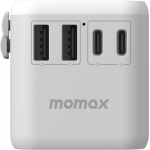 Momax UA8AUKW 1-World 70W GaN 方便式旅行插座 (白色)