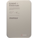 Momax IP116AE Q.Mag X 5000mAh 超薄磁吸流動電源 (鈦色) (已獲CCC認證)