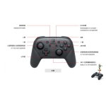 Nintendo 任天堂 HAC-A-FSSKA-HKG Nintendo Switch Pro 控制器 (黑色)