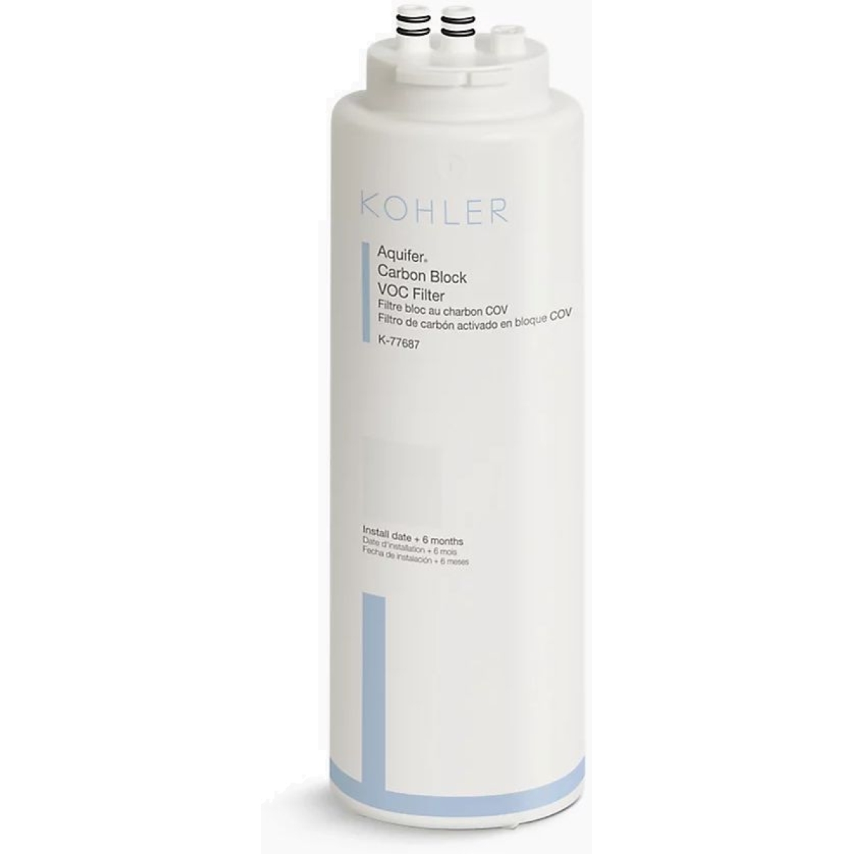 Kohler K-77687-NA Aquifer® 單一替換濾芯