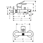 Hansgrohe 71740000 Talis E 單把手浴缸龍頭 (鍍鉻)