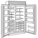 Sub-Zero ICBCL4850SID/O 890公升 對門式雪櫃帶製冰飲水機 (嵌門板機型)