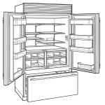 Sub-Zero ICBCL4850UFDID/S/P 891公升 法式及多門式雪櫃帶飲水機 (PRO把手)