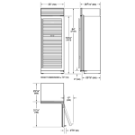 Sub-Zero ICBCL3050W/S/P/L 146瓶 雙溫區酒櫃 (PRO把手) (左門鉸)
