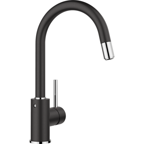 Blanco 521455 Mida-S 拉出式水龍頭 (瀝青色 Anthracite)
