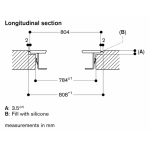 Gaggenau 80厘米 400 Series Vario Flex 嵌入式四頭感應電磁爐 配不鏽鋼旋鈕 (VI482115+CKI440010)
