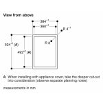 Gaggenau 38厘米 400 Series Vario 嵌入式鐵板燒爐 配不鏽鋼旋鈕 (VP414115+CKP420010)
